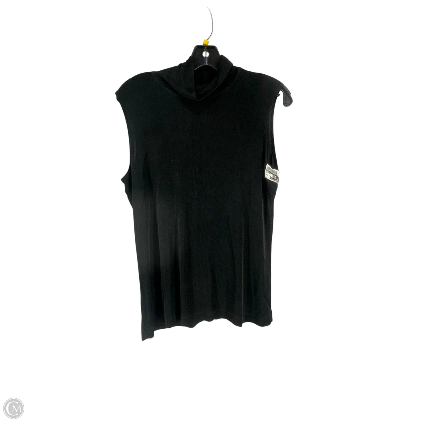 Top Sleeveless By Chicos In Black, Size: 2
