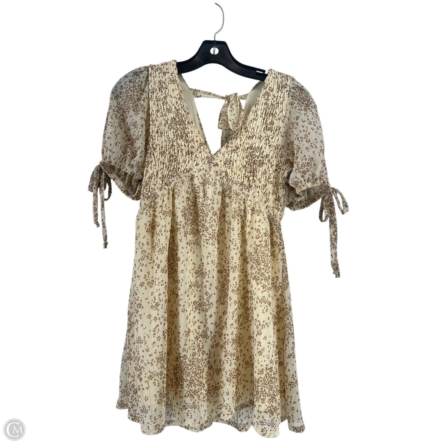 Dress Casual Short By Sienna Sky In Cream & White, Size: M