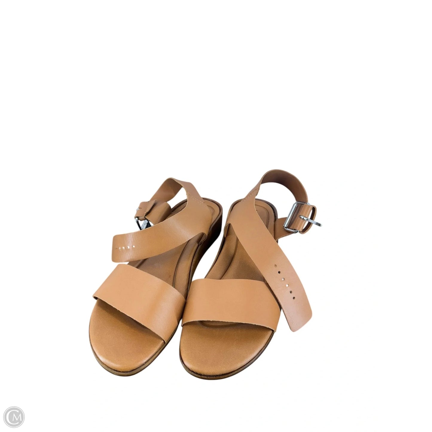 Sandals Flats By Steve Madden In Tan, Size: 6