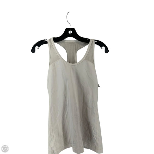 Athletic Tank Top By Lululemon In White, Size: M