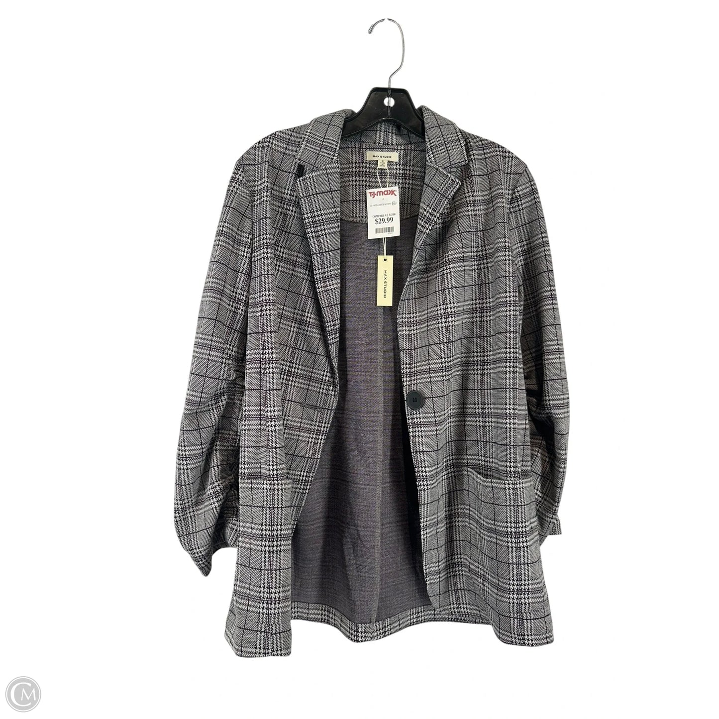 Blazer By Max Studio In Black & White, Size: S