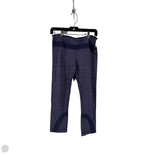 Athletic Leggings Capris By Lululemon In Purple, Size: M