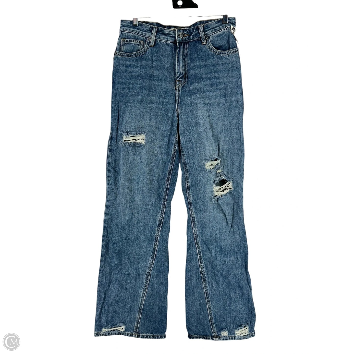Jeans Wide Leg By Rock & Roll In Blue Denim, Size: 6