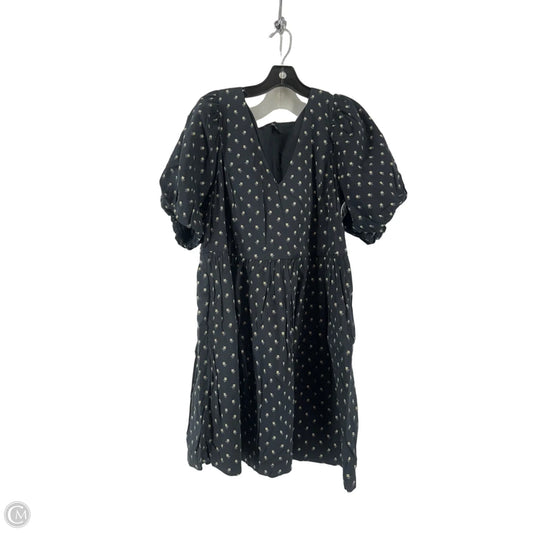 Dress Casual Midi By Madewell In Black & Cream, Size: Xl