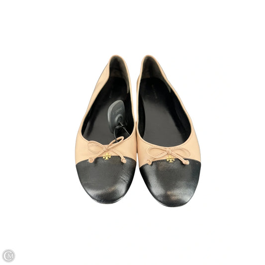 Shoes Designer By Tory Burch In Black & Cream, Size: 10