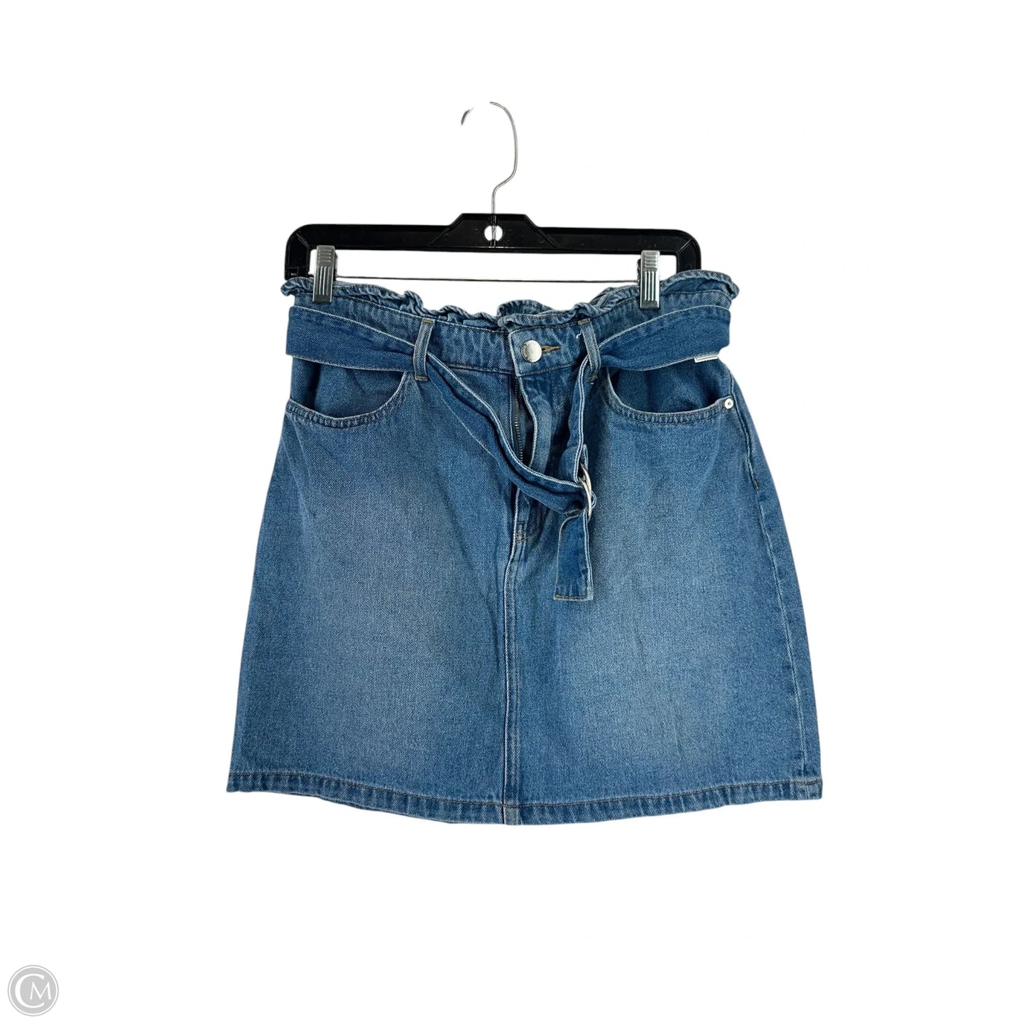 Skirt Midi By Divided In Blue Denim, Size: 10