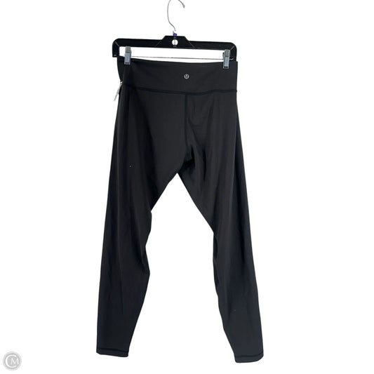 Athletic Leggings By Lululemon In Black, Size: Xl