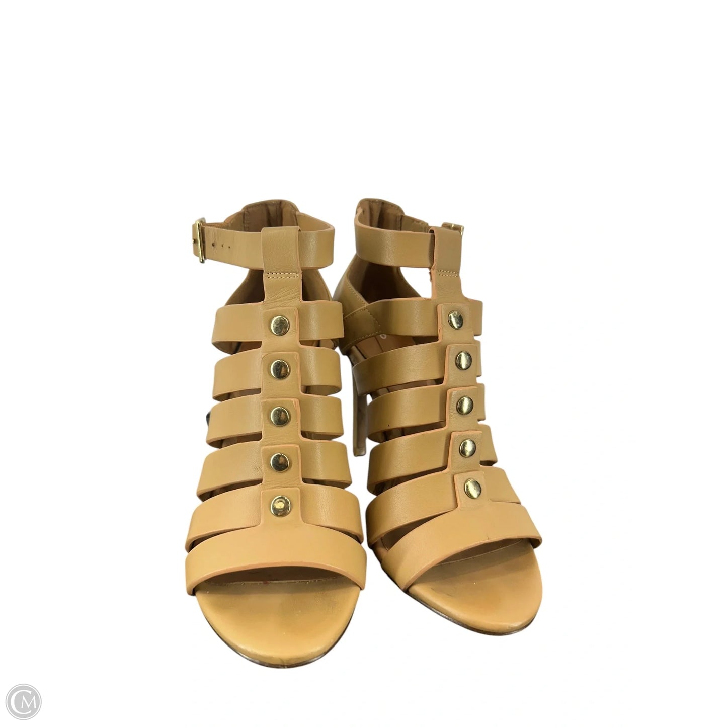 Sandals Heels Stiletto By Aldo In Beige, Size: 7.5