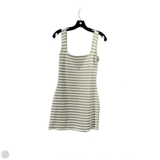 Dress Casual Short By Zara In Striped Pattern, Size: M