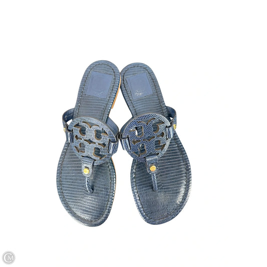 Shoes Designer By Tory Burch In Blue, Size: 7
