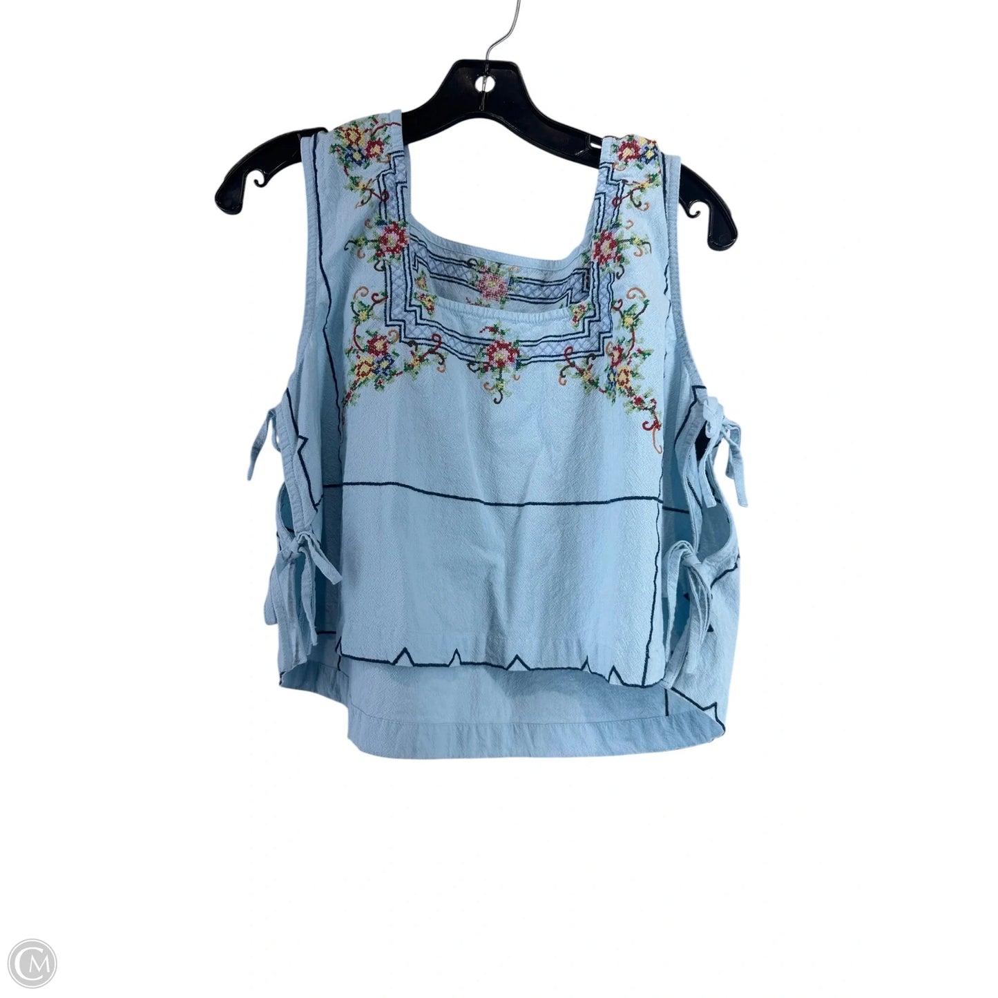 Top Sleeveless By Free People In Blue, Size: S