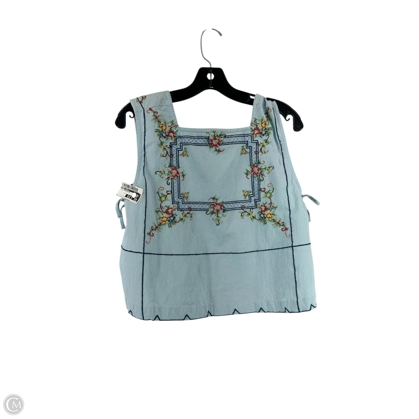 Top Sleeveless By Free People In Blue, Size: S