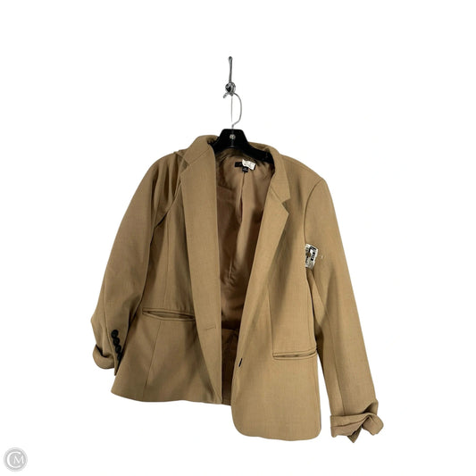 Blazer By Ann Taylor In Tan, Size: 10