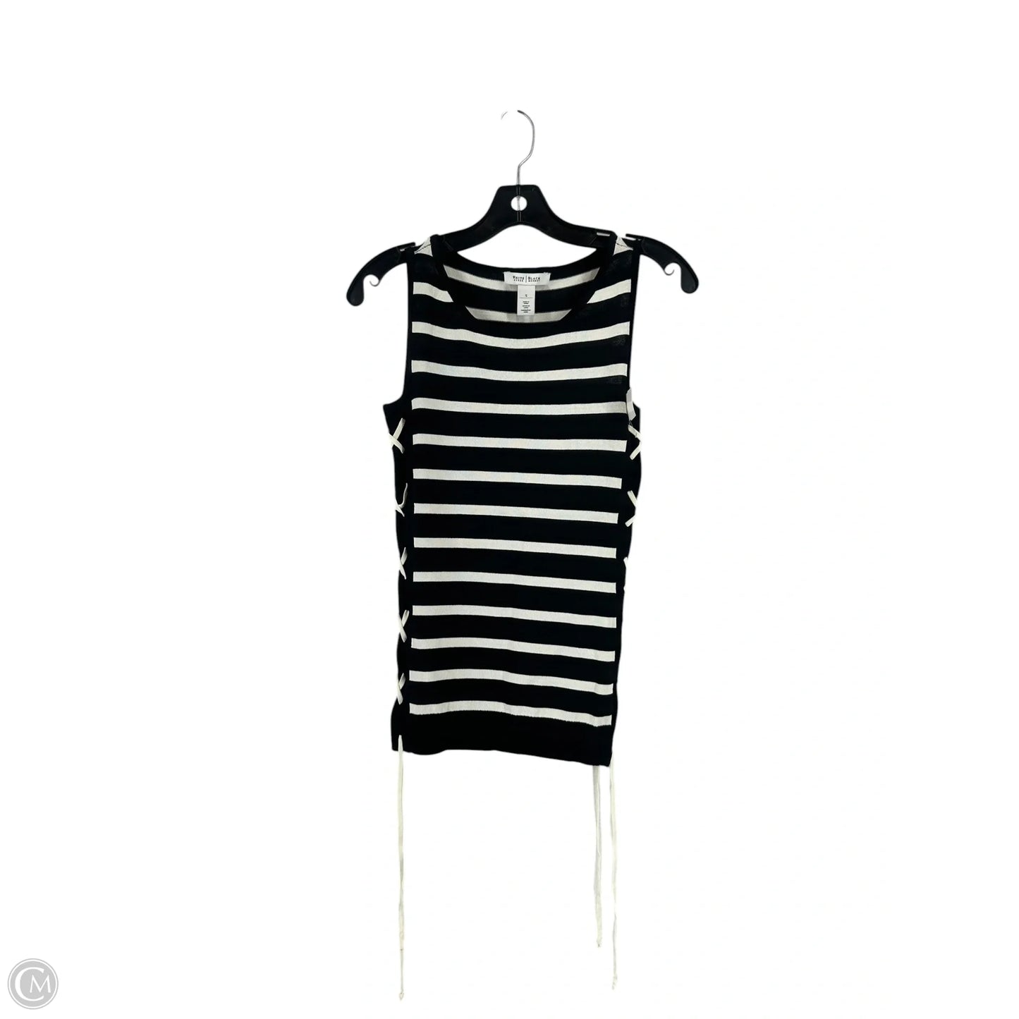 Top Sleeveless By White House Black Market In Striped Pattern, Size: S