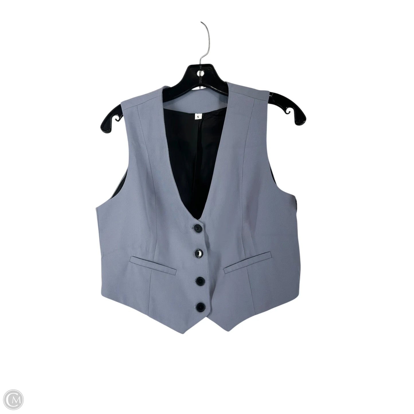 Vest Other By Clothes Mentor In Blue, Size: S
