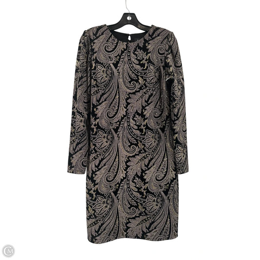 Dress Casual Midi By Msk In Black, Size: 8