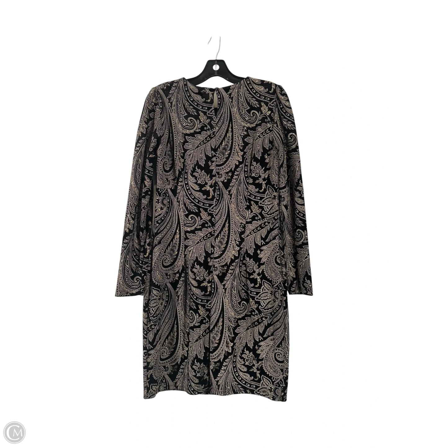 Dress Casual Midi By Msk In Black, Size: 8
