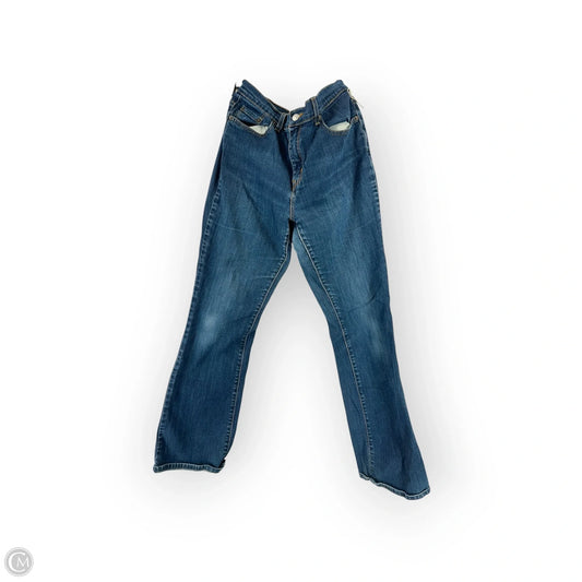 Jeans Boot Cut By Levis In Blue Denim, Size: 12