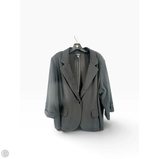Blazer By Soho Apparel In Black, Size: 3x