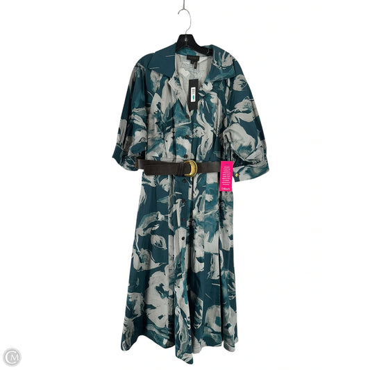 Dress Party Midi By Donna Karan In Green, Size: 16