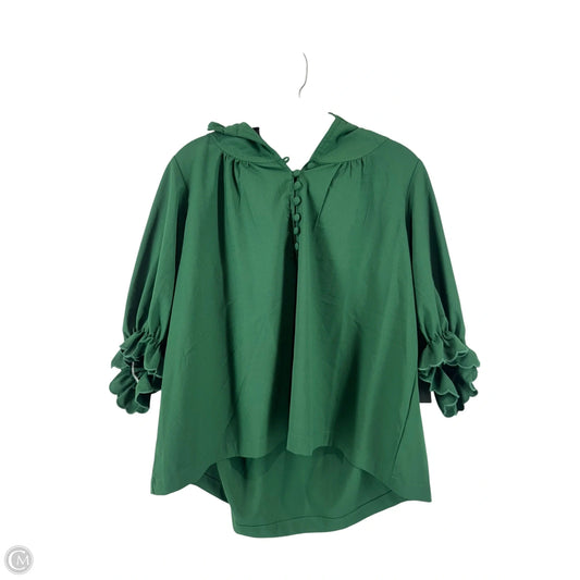 Top Short Sleeve By Pomander Place In Green, Size: Xl