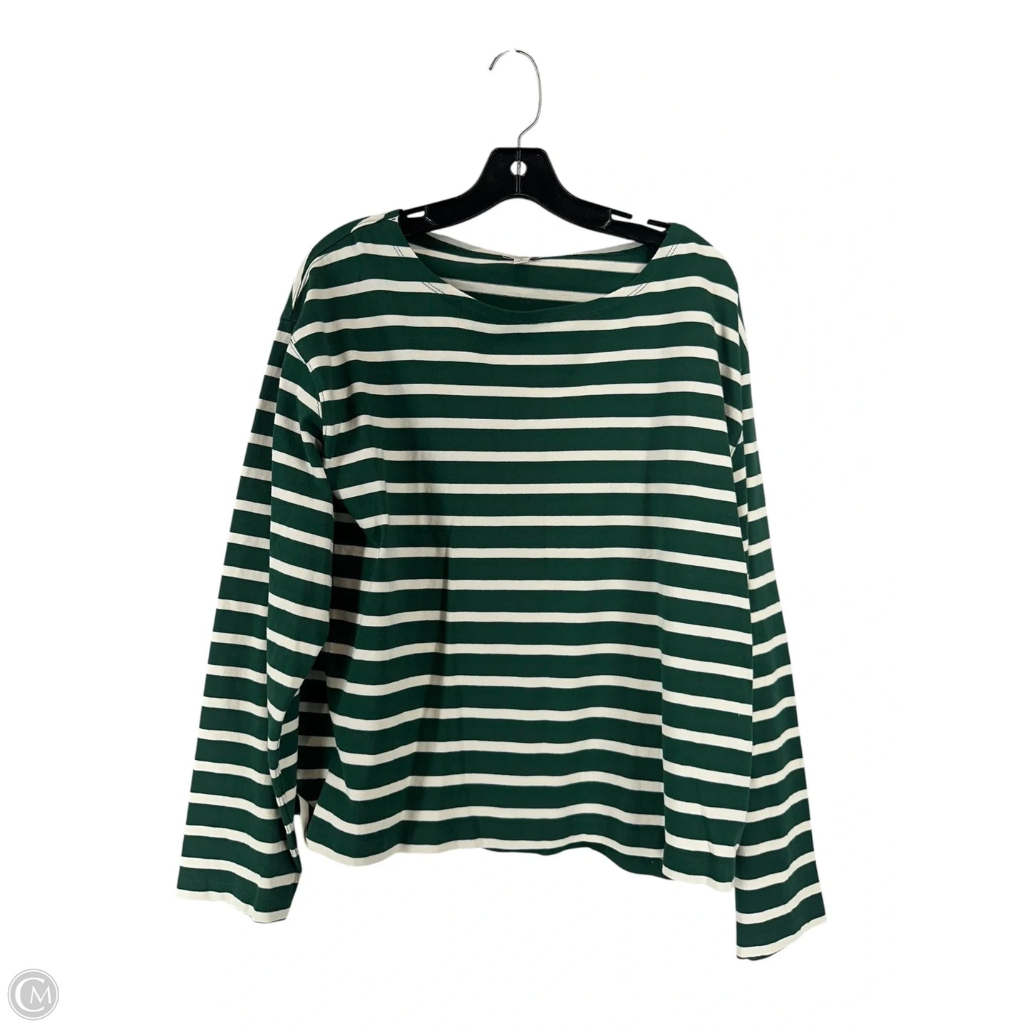 Top Long Sleeve By J. Crew In Green, Size: Xl