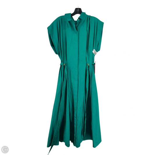 Dress Party Long By Donna Karan In Green, Size: 16