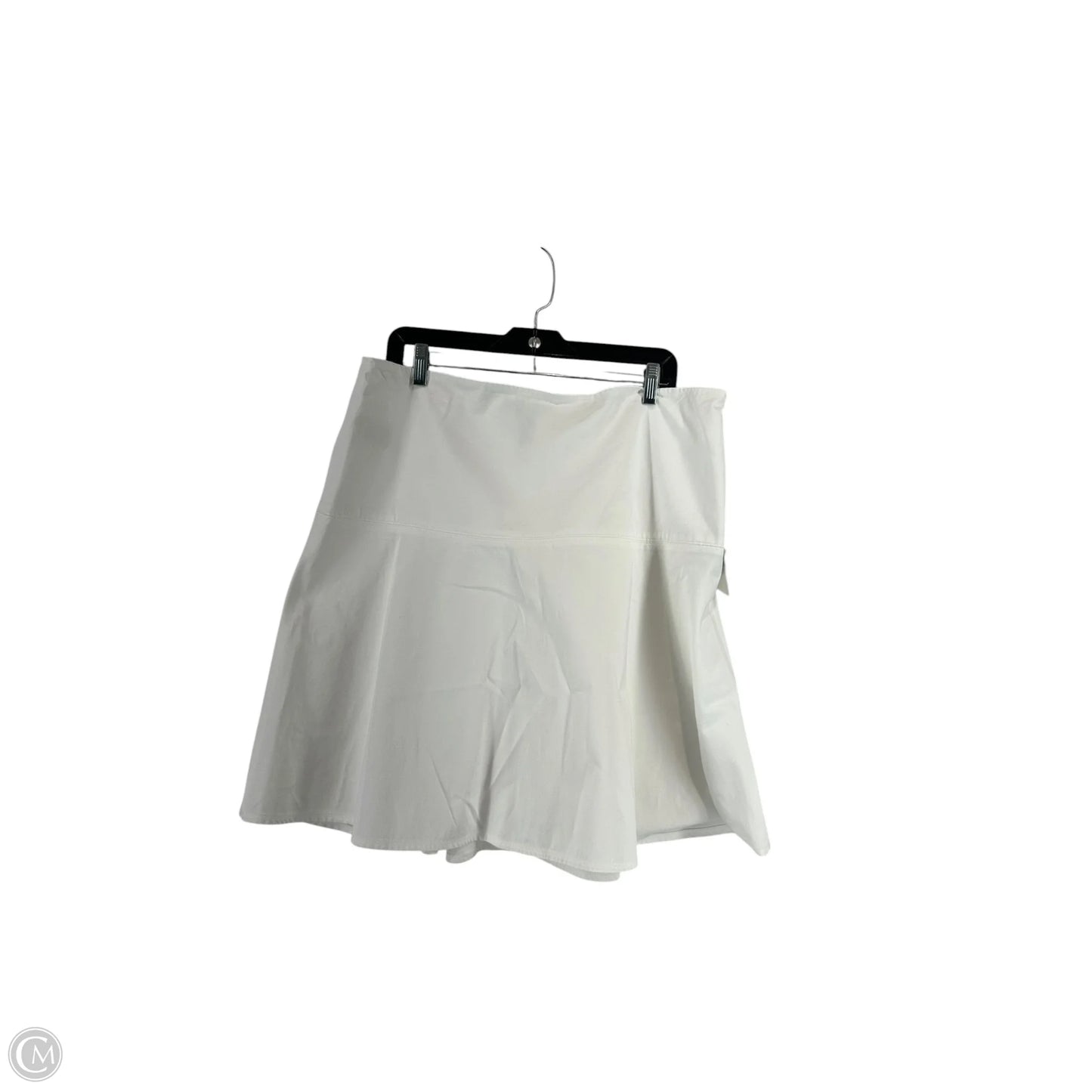 Skirt Midi By Lauren By Ralph Lauren In White, Size: 14