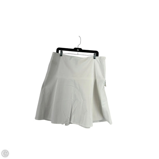 Skirt Midi By Lauren By Ralph Lauren In White, Size: 14
