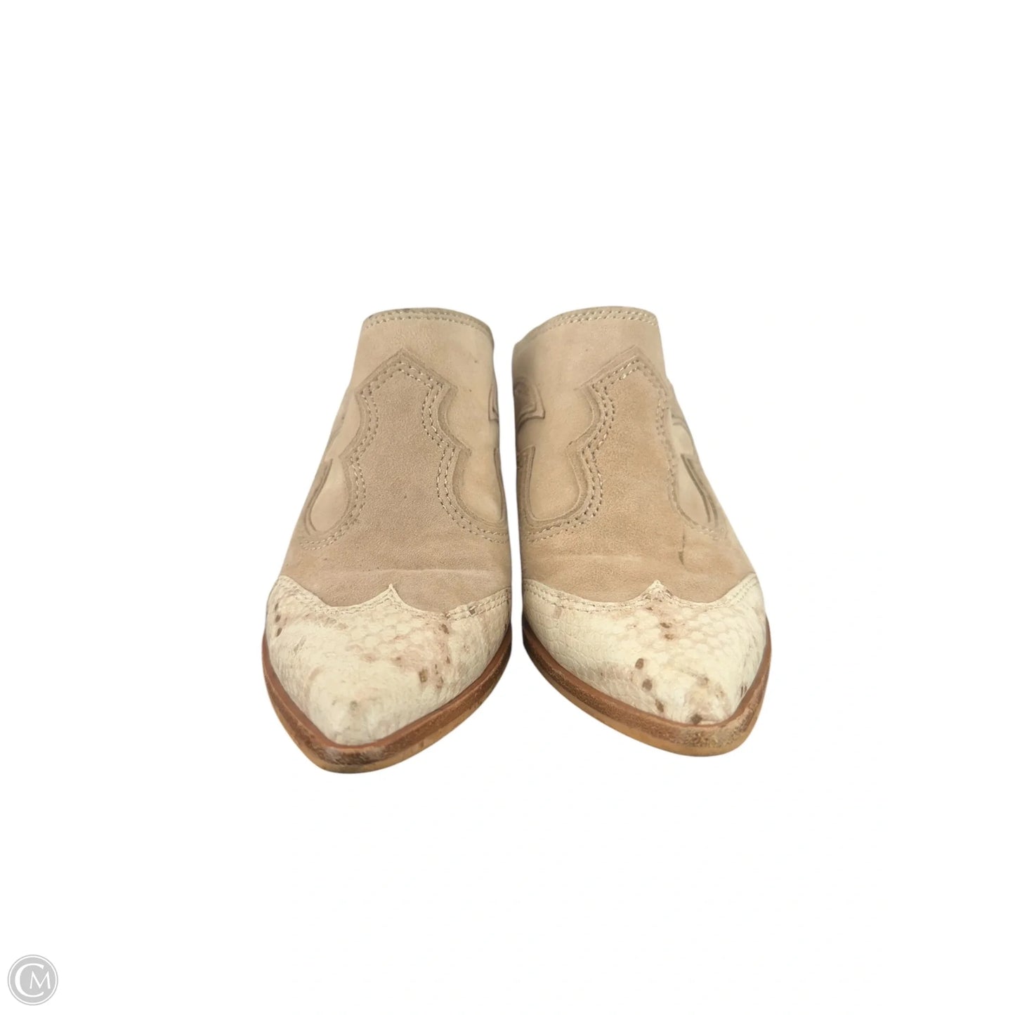 Shoes Heels Block By Dolce Vita In Beige, Size: 6