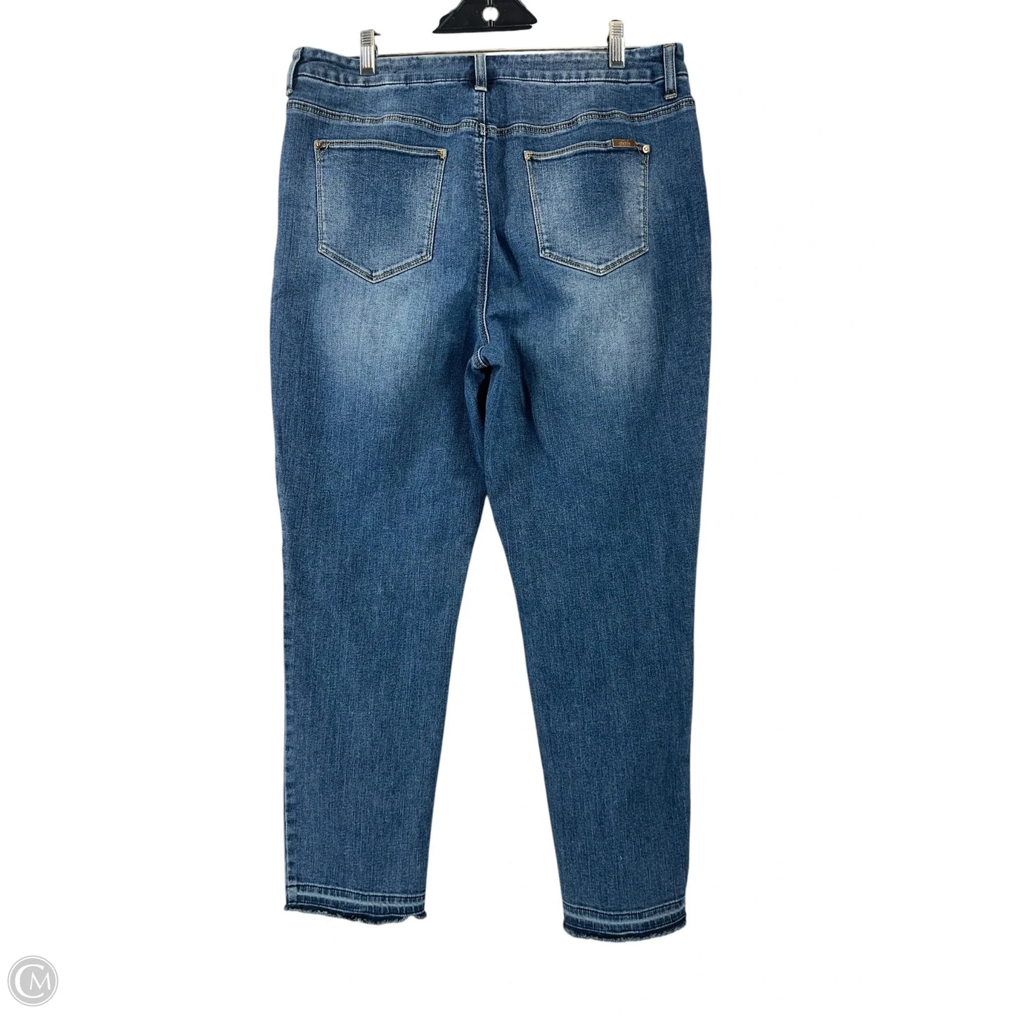 Jeans Wide Leg By Chicos In Blue Denim, Size: S