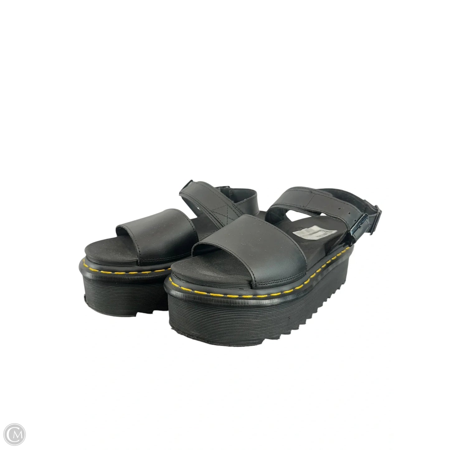 Sandals Flats By Dr Martens In Black, Size: 8