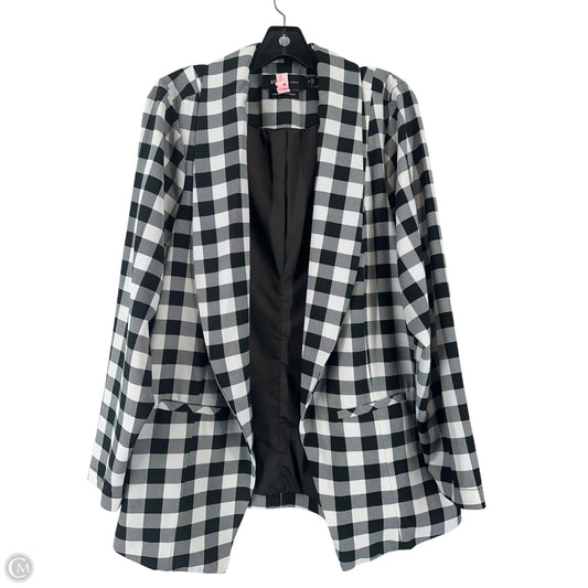 Blazer By Studio In Plaid Pattern, Size: 10