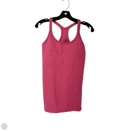 Athletic Tank Top By Lululemon In Pink, Size: 8