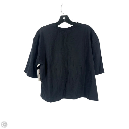 Top Short Sleeve By Bp In Black, Size: L