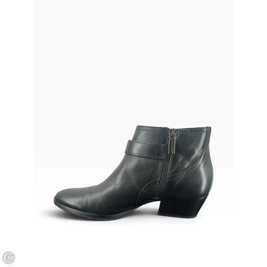 Boots Ankle Heels By Aquatalia In Black, Size: 7