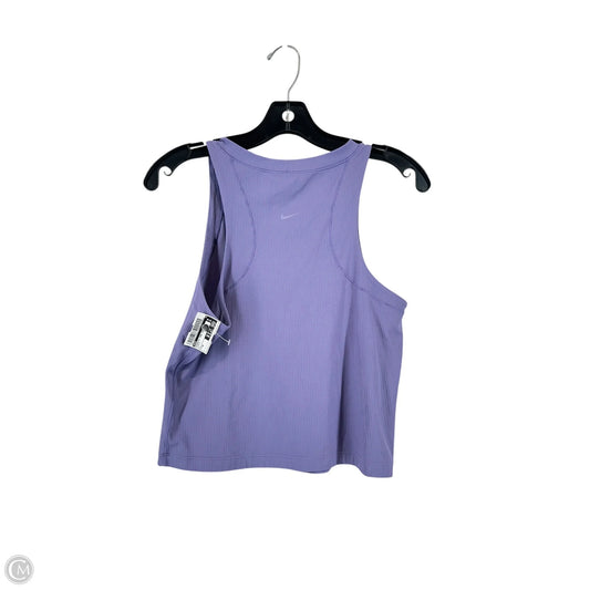 Athletic Tank Top By Nike In Purple, Size: M