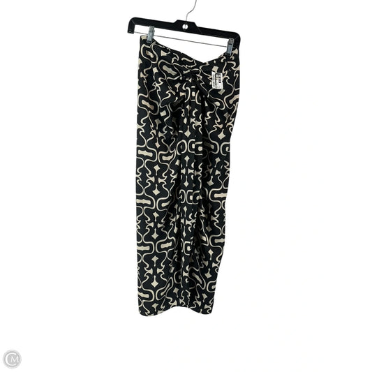 Skirt Maxi By Zara In Black & White, Size: S