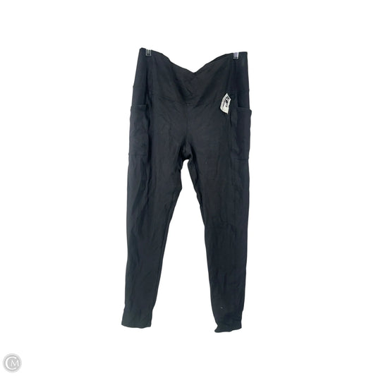 Athletic Leggings By Chicos In Black, Size: 2
