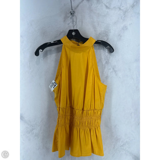 Top Sleeveless By White House Black Market In Yellow, Size: 4