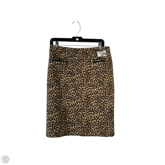 Skirt Midi By Dana Scott In Animal Print, Size: 8