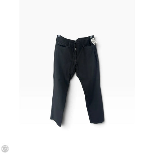 Jeans Straight By White House Black Market In Black Denim, Size: 8