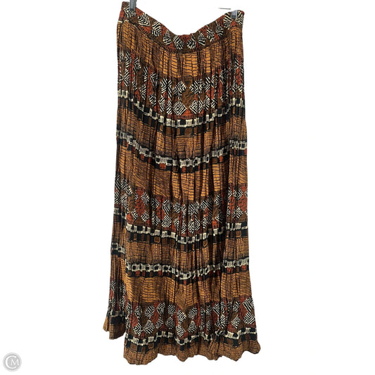 Skirt Maxi By Clothes Mentor In Multi-colored, Size: Xl