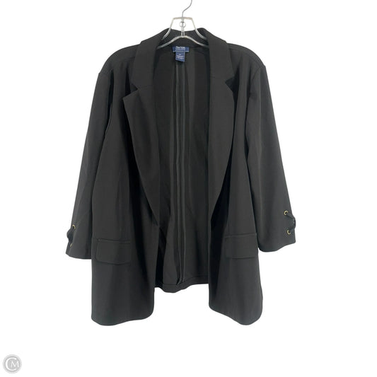 Blazer By Clothes Mentor In Black, Size: 2x
