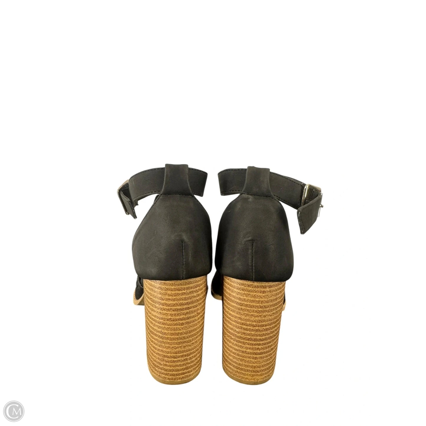 Sandals Heels Block By Qupid In Black, Size: 6