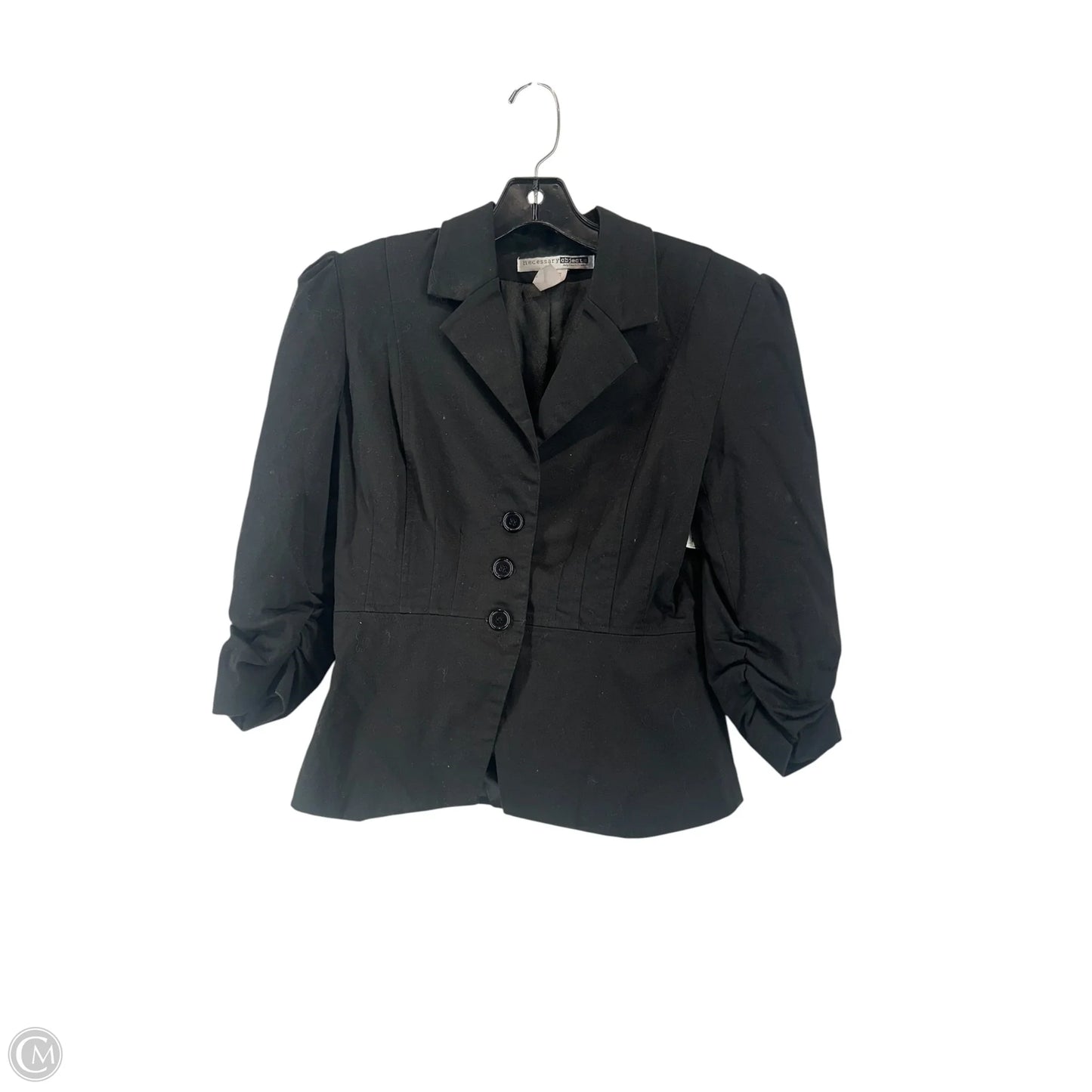 Blouse 3/4 Sleeve By Necessary Objects In Black, Size: M