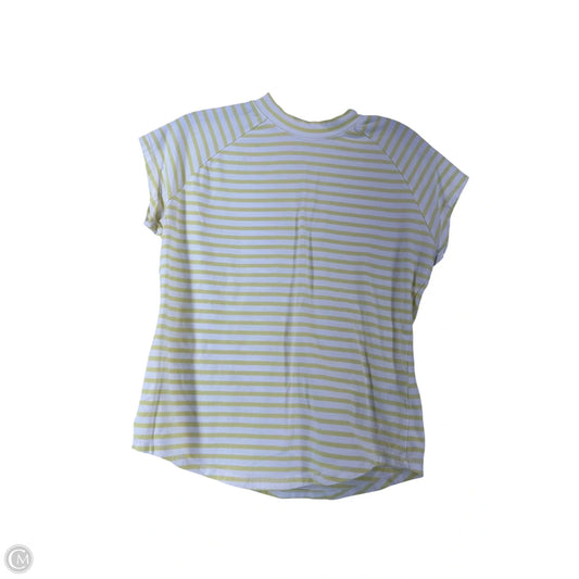 Top Short Sleeve Basic By Pilcro In Striped Pattern, Size: M