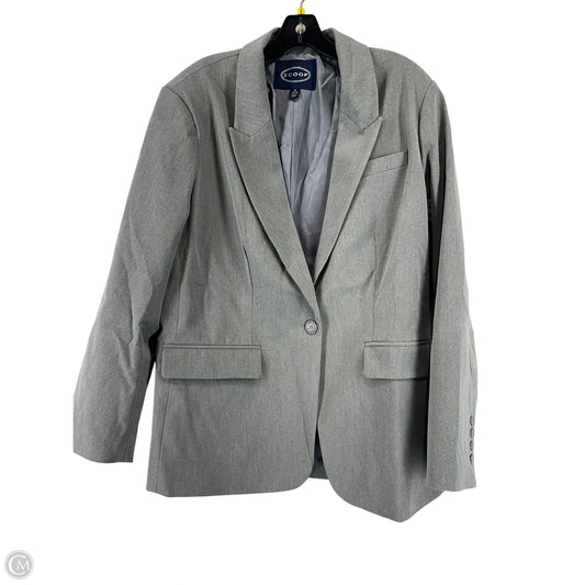 Blazer By Scoop In Grey, Size: Xl