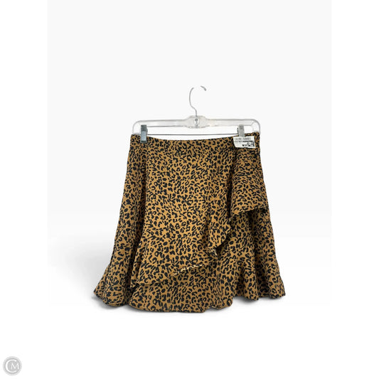 Skirt Mini & Short By Altard State In Animal Print, Size: S