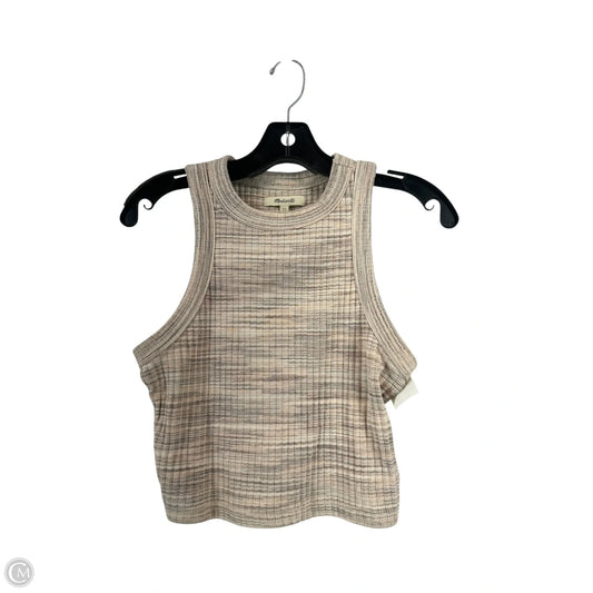 Top Sleeveless By Madewell In Tan, Size: Xs
